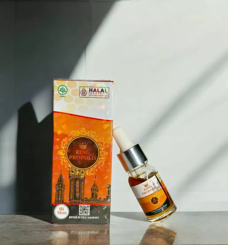 King Propolis (impor).  4 botol @10ml
